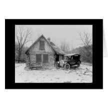 Cabine de rondin d'Oldsmobile 1920 Cartes