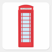 Cabine de téléphone de Londres Adhésifs