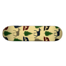 Cabine sauvage de montagne de région sauvage de lo skateboards personnalisés