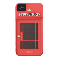 Cabine téléphonique britannique d'Oldschool coques case-mate