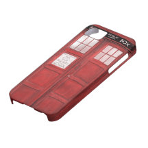 Cabine téléphonique drôle rouge de cabine de télép coques iPhone 5