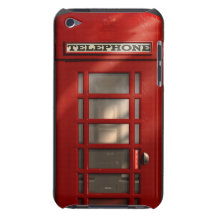 Cabine téléphonique rouge britannique vintage étui barely there iPod
