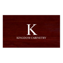 Cabinetry / Carpentry Business Card