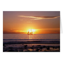 Cable Beach Sunset Card