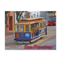 Cable Car in San Francisco Post Cards