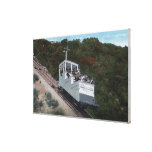 Cable Car on Incline View Canvas Prints