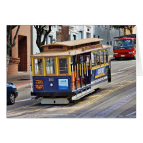 Cable Cars In San Francisco Cards