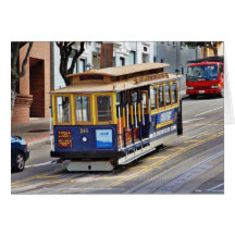 Cable Cars In San Francisco Cards