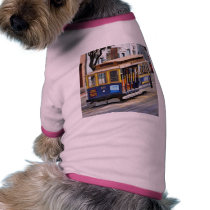 Cable Cars In San Francisco Pet Tee Shirt