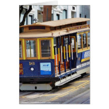 Cable Cars In San Francisco Greeting Cards
