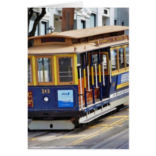 Cable Cars In San Francisco Greeting Cards