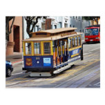 Cable Cars In San Francisco Post Card