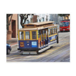 Cable Cars In San Francisco Post Card