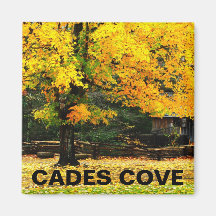 Cable Mill Autumn Cades Cove Fridge Magnets