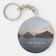 Cabo San Lucas at Sunset Keychains