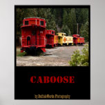 Caboose Line Poster