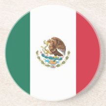 Caboteur avec le drapeau du Mexique Dessous De Verre