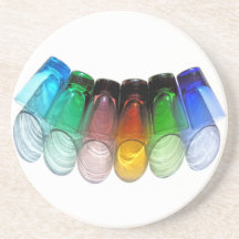 Caboteur coloré 28 de verres à liqueur de cocktail dessous de verres
