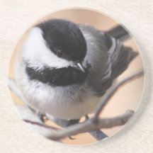 Caboteur de grès de Chickadee Dessous De Verres