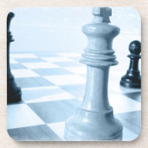 Caboteur de liège de conception d'échecs dessous-de-verre