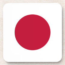 Caboteur de liège de drapeau du Japon Sous-bock