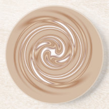 Caboteur de remous de caramel dessous de verre