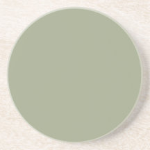 Caboteur de vert sauge dessous de verre