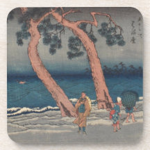 Caboteur d'Ichiryusai Hiroshige Sous-bock
