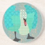 Caboteur élégant de bleu du cygne II Dessous De Verre