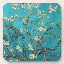 Caboteurs de fleurs d'amande de Van Gogh Sous-bock