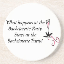 Caboteurs de partie de Bachelorette Dessous De Verre