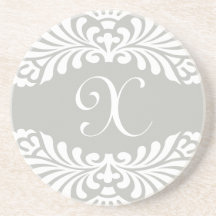 Caboteurs initiaux de monogramme dessous de verre