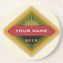Caboteurs personnalisés de bière dessous de verres