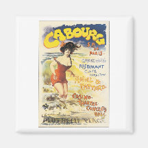 Cabourg Restaurant Cafe Paris Fridge Magnets