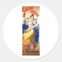 Cacao Lhara Poster by Andre Cheret Stickers