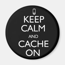 Cache On Fridge Magnet