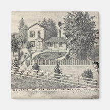 Cacheville res, Madison mill Refrigerator Magnet