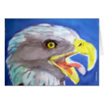 Cachinnating Eagle Greeting Card