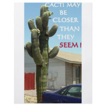 CACTI MAY BE CLOSER THAN THEY SEEM FULL COLOR FLYER