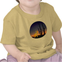 Cactus and Kokopelli Round Shirts