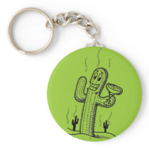 Cactus Drink Key Chains