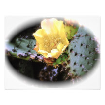 Cactus Flower Custom Invitation