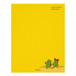 cactus flower love letterhead letterhead