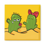 cactus flower love magnet magnets