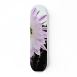 Cactus Flower White Skate Decks