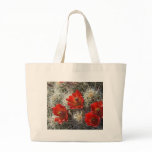cactus flowers tote bag