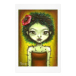 Cactus Girl Stationery Design