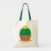 Cactus isolé sacs fourre-tout