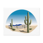 Cactus Prairie Scene Post Cards