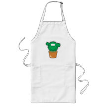 Cactus Smiley Face Aprons